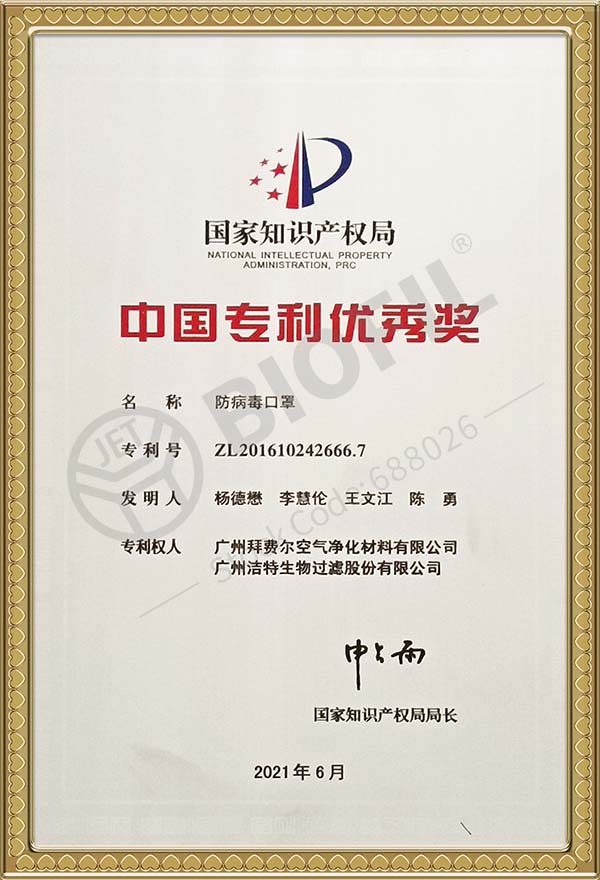 中國專利優秀獎