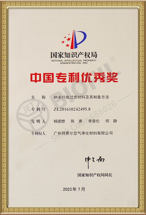 中國專利優秀獎